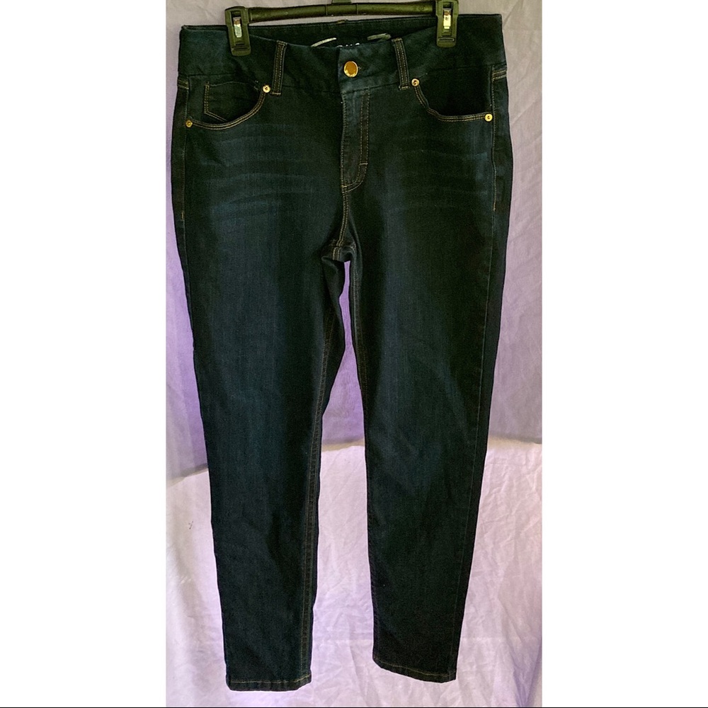 Size 16 Seven 7 Jeans Skinny Tummyless Dark Wash Stretch